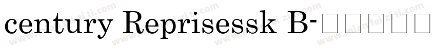 century Reprisessk B字体转换